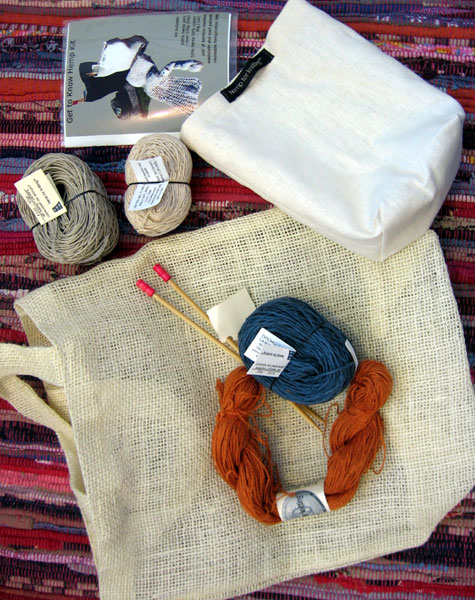 Hemp knitting kit from Article Pract