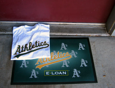 Free stuff from the A's game