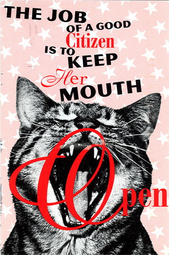 Keep your mouth open