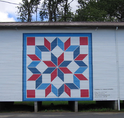 Quilt Mural at the Quilt Museum