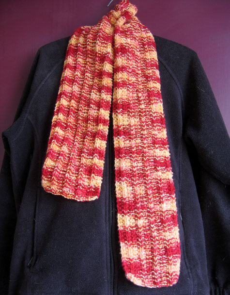 Phoenix scarf, finished