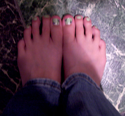Lovely toenails