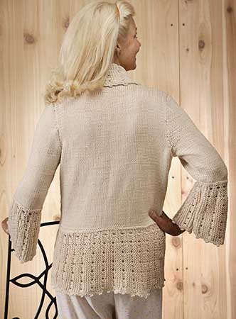 Bedjacket back