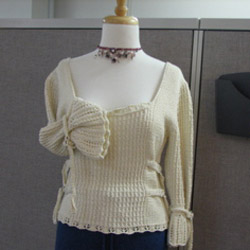 Corset sweater