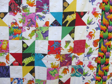 The second quilt, detail