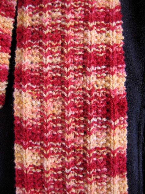 Phoenix scarf, detail